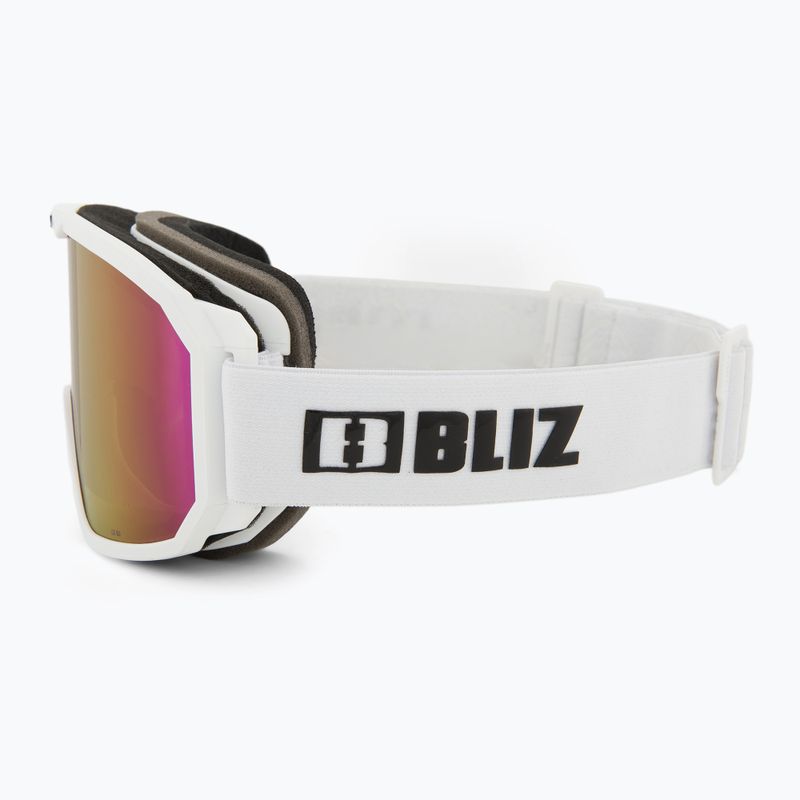 Slidinėjimo akiniai Bliz Rave matt white/brown pink 4