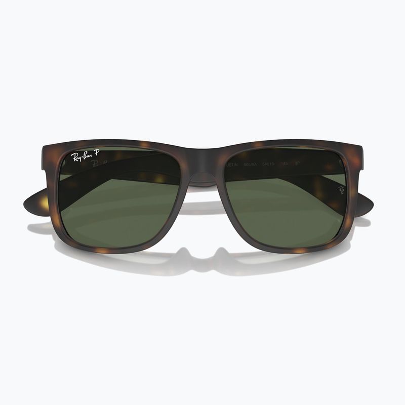 Saulės akiniai Ray-Ban Justin Classic havana/dark green polarized 3
