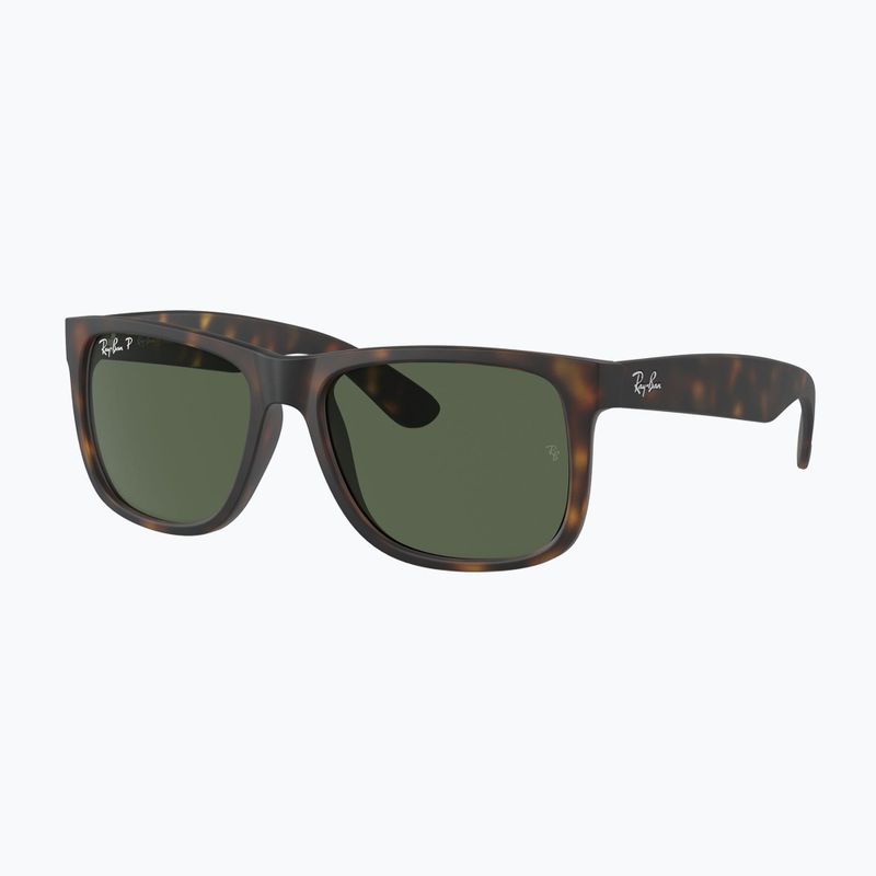 Saulės akiniai Ray-Ban Justin Classic havana/dark green polarized 4