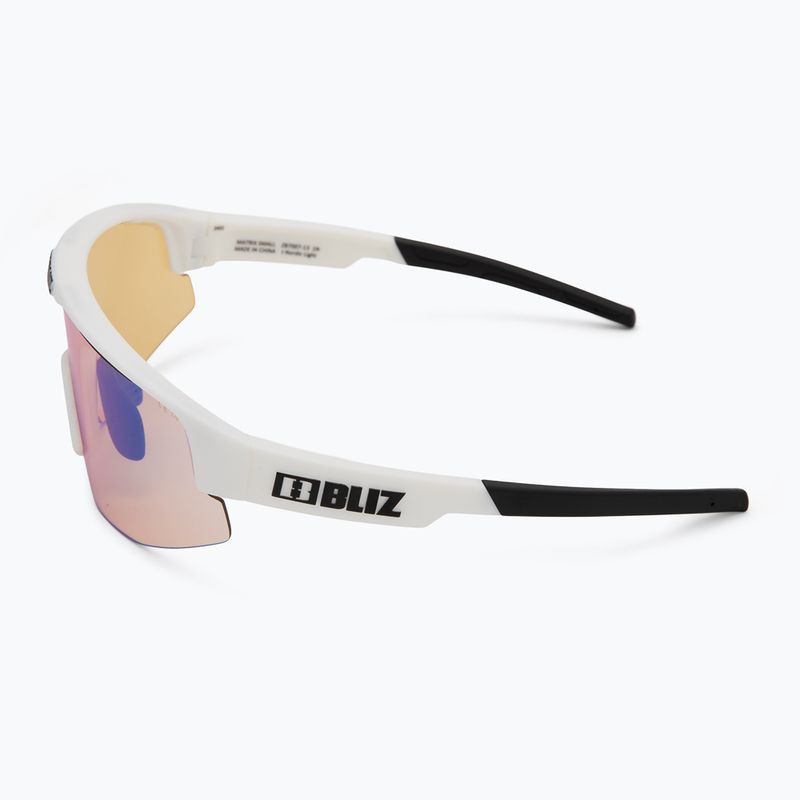 Akiniai nuo saulės Bliz Matrix Small Nano Optics Nordic Light matt white/coral/orange blue 4