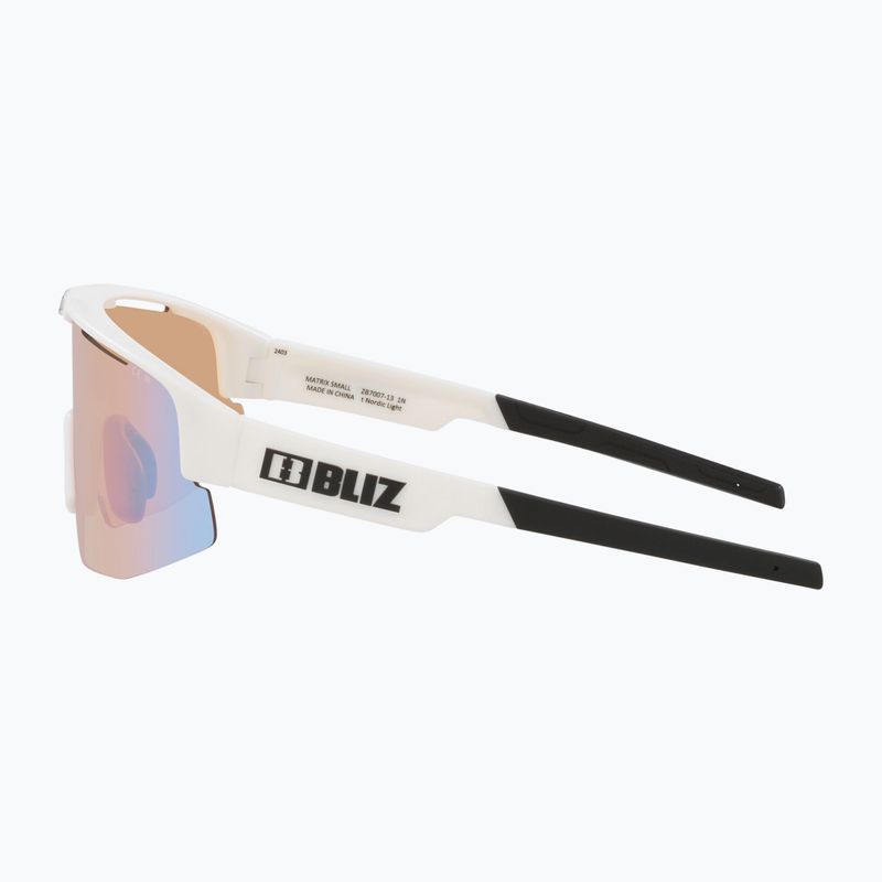 Akiniai nuo saulės Bliz Matrix Small Nano Optics Nordic Light matt white/coral/orange blue 5