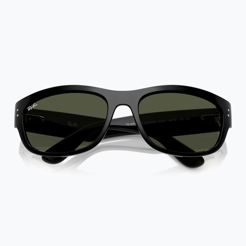 Akiniai nuo saulės Ray-Ban Mega Balorama black/green g-15 3