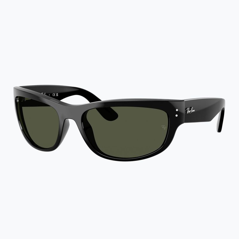Akiniai nuo saulės Ray-Ban Mega Balorama black/green g-15 4