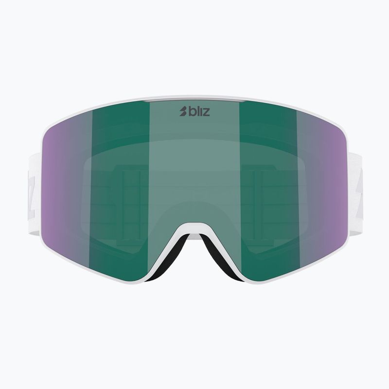Slidinėjimo akiniai Bliz G001 matte white/brown/green multi 7