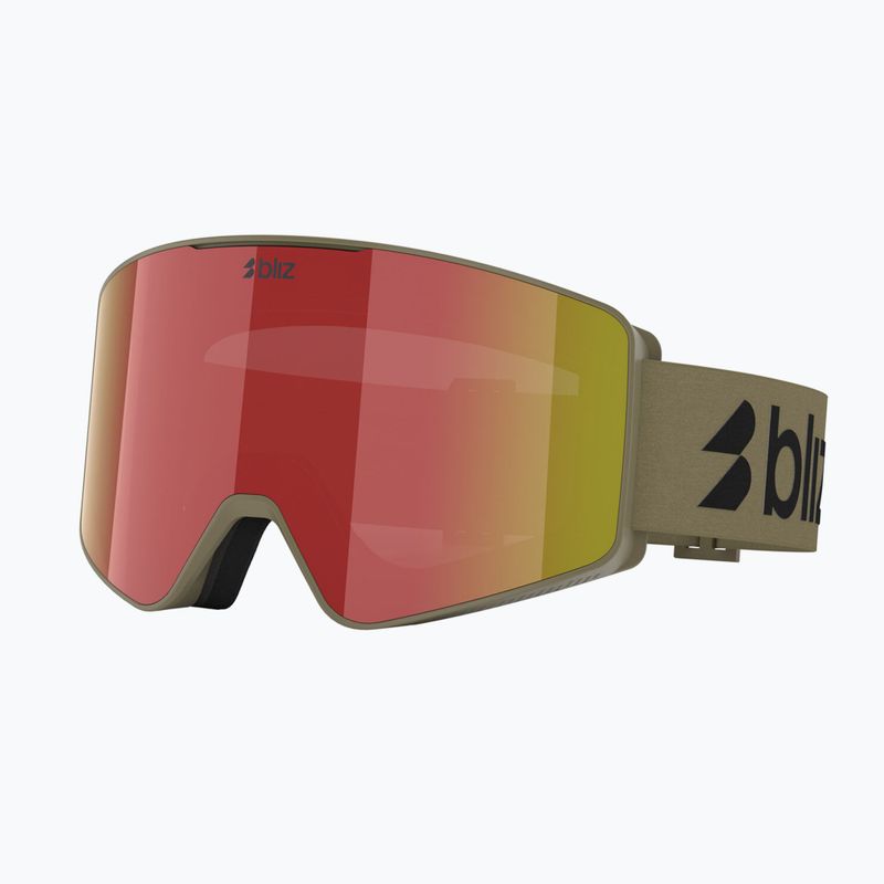 Slidinėjimo akiniai Bliz G001 matte camo green/brown/red multi 6