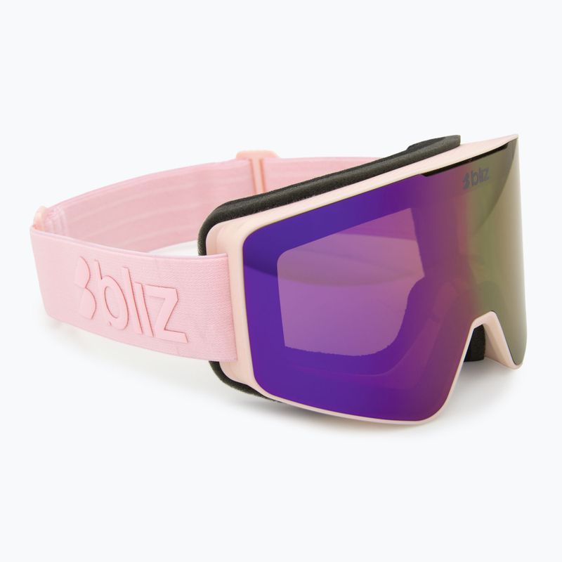 Slidinėjimo akiniai Bliz G001S matte pink/brown/pink multi