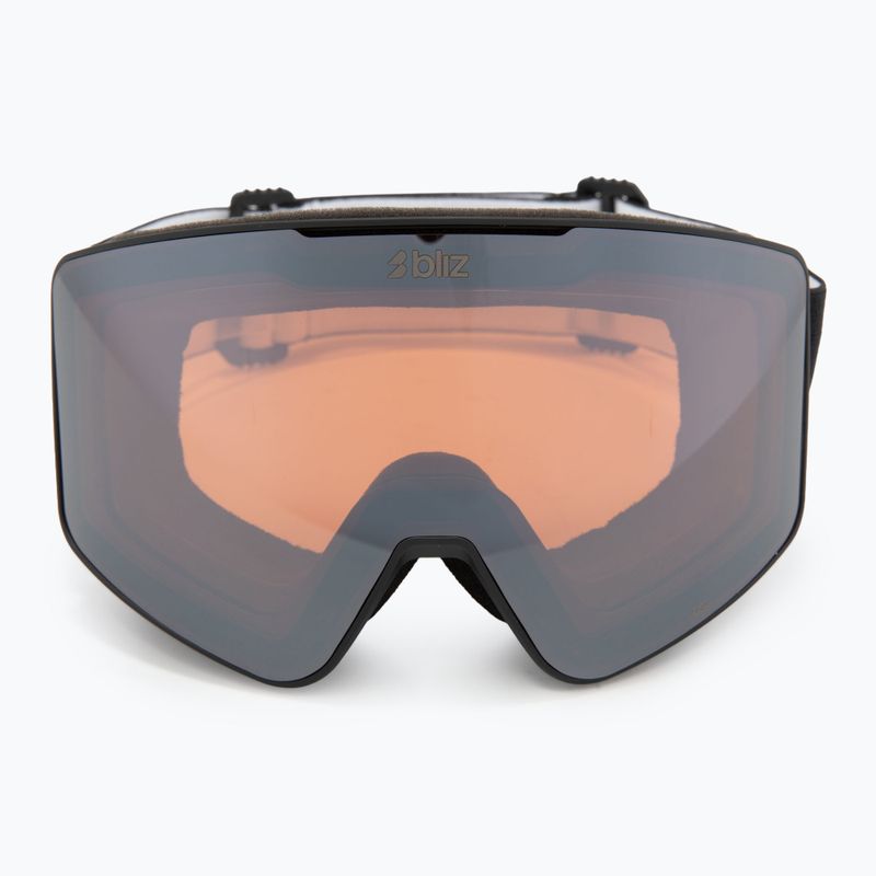 Slidinėjimo akiniai Bliz G001 matte black/orange/silver mirror 2