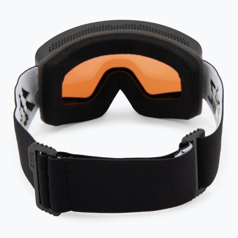 Slidinėjimo akiniai Bliz G001 matte black/orange/silver mirror 3
