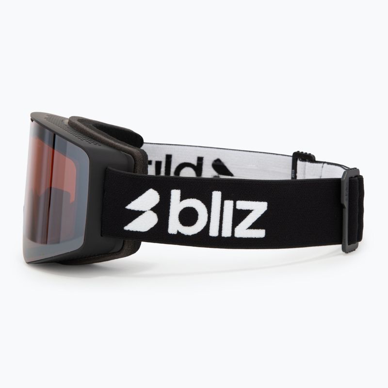 Slidinėjimo akiniai Bliz G001 matte black/orange/silver mirror 4