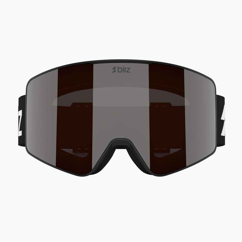 Slidinėjimo akiniai Bliz G001 matte black/orange/silver mirror 6