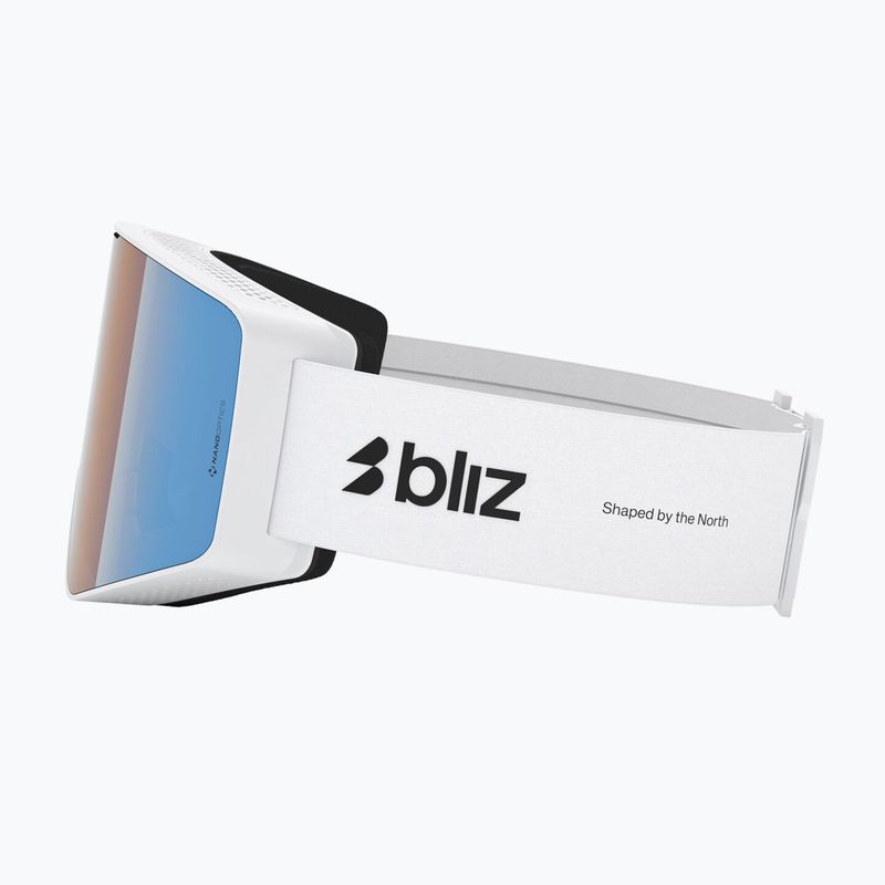 Slidinėjimo akiniai Bliz G001 matte white/non orange/blue multi 4