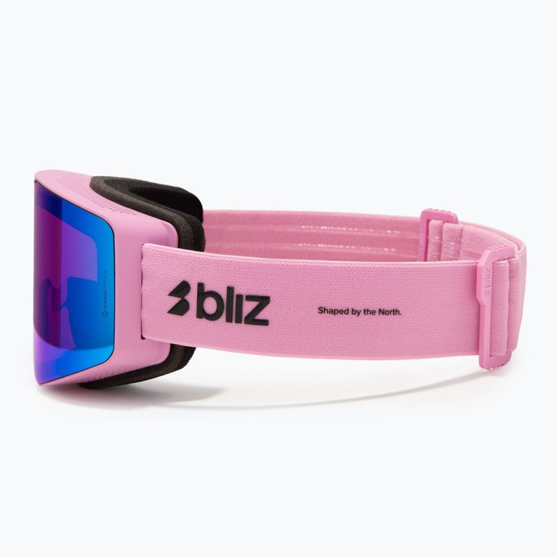 Slidinėjimo akiniai Bliz G001S matte pink/neon violet/blue multi 4