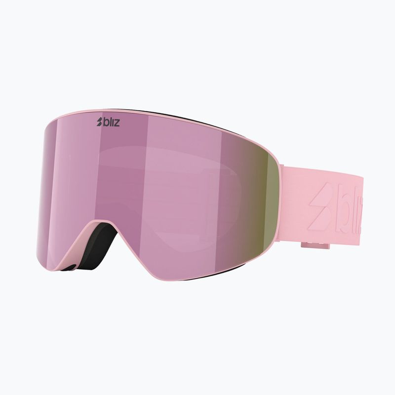 Slidinėjimo akiniai Bliz Flow matte pink/brown/pink multi
