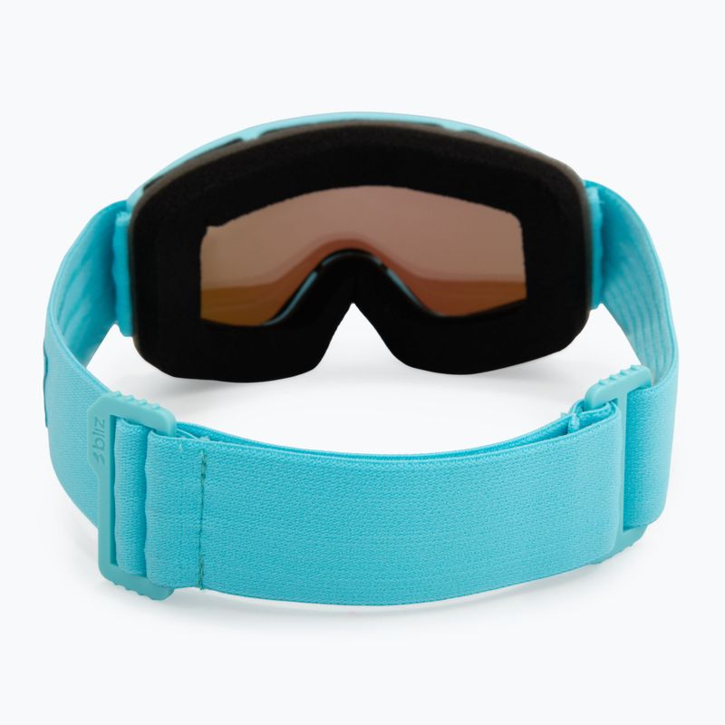 Vaikiški slidinėjimo akiniai Bliz Pixie Jr matte turquoise/brown/green multi 3