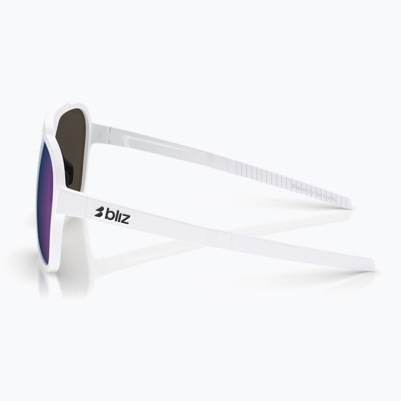Akiniai nuo saulės Bliz A002 matte white/grey blue multi 5