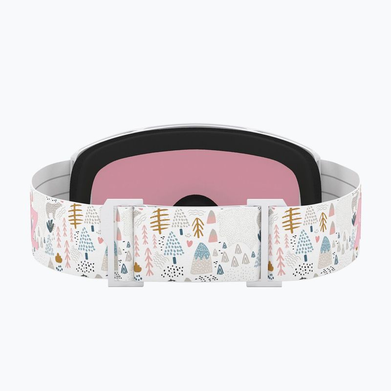 Vaikiški slidinėjimo akiniai Bliz Pixie Jr matte white/pink 3