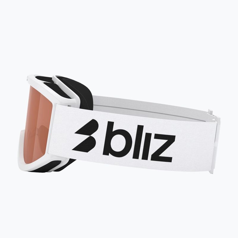 Vaikiški slidinėjimo akiniai Bliz Pixie Jr matte white/orange 4