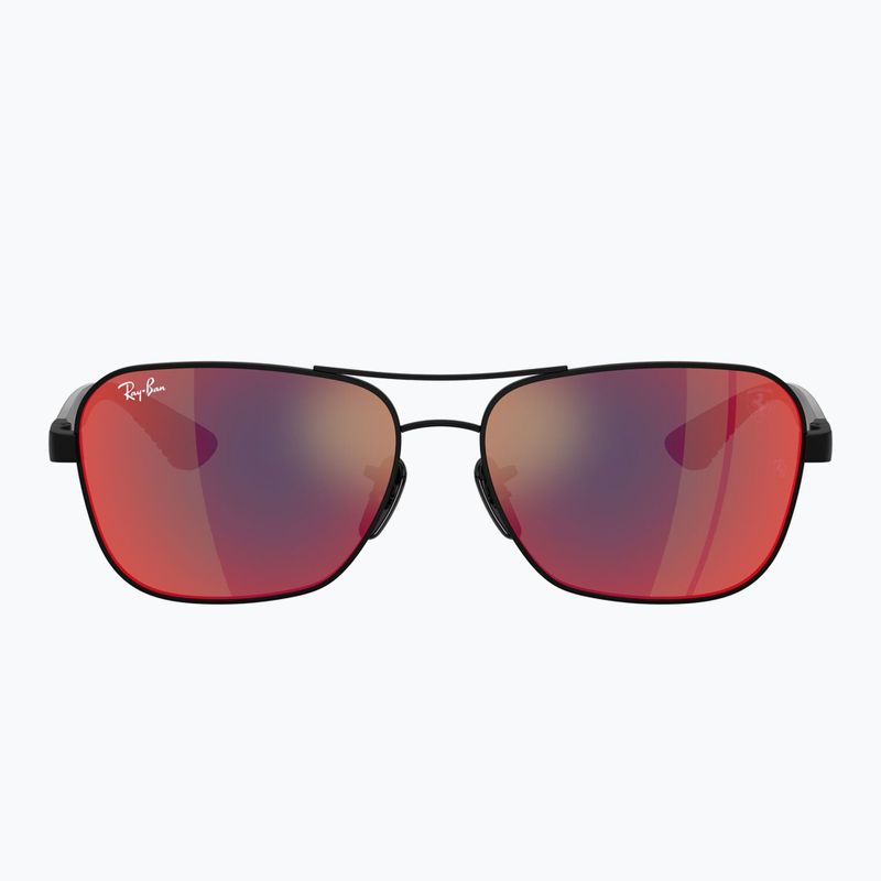 Akiniai nuo saulės Ray-Ban Rb8336M Scuderia matt black/dark grey mirror blue/red 2