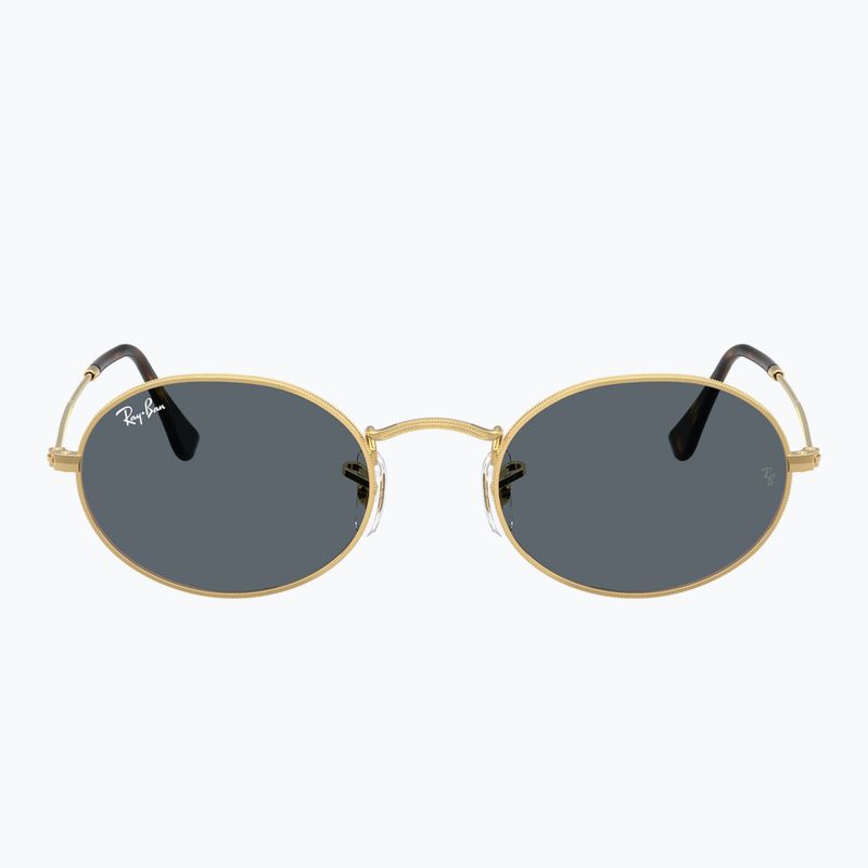 Akiniai nuo saulės Ray-Ban Oval arista gold/blue 2