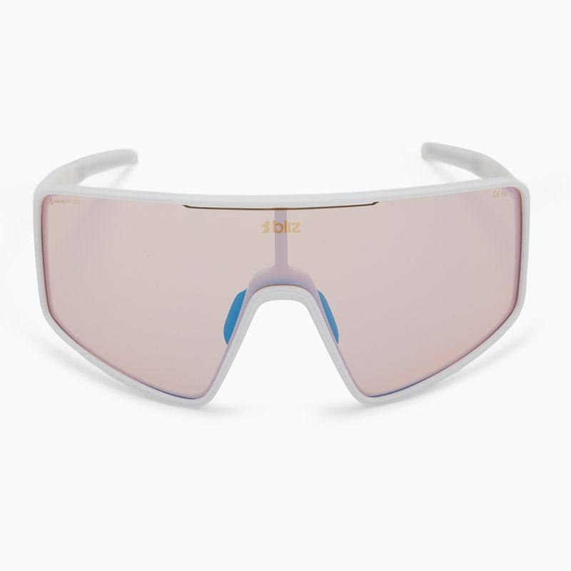 Akiniai nuo saulės Bliz P001 Nano Optics Nordic Light matte white/coral/orange blue multi 3