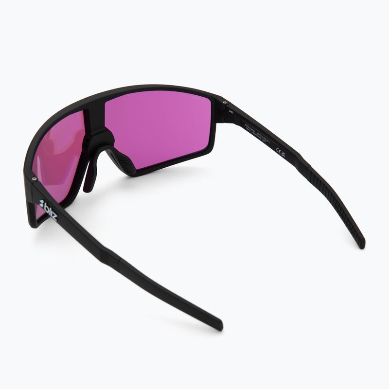 Akiniai nuo saulės Bliz P002S Nano Optics Nordic Light matte black/begonia/violet blue multi 2
