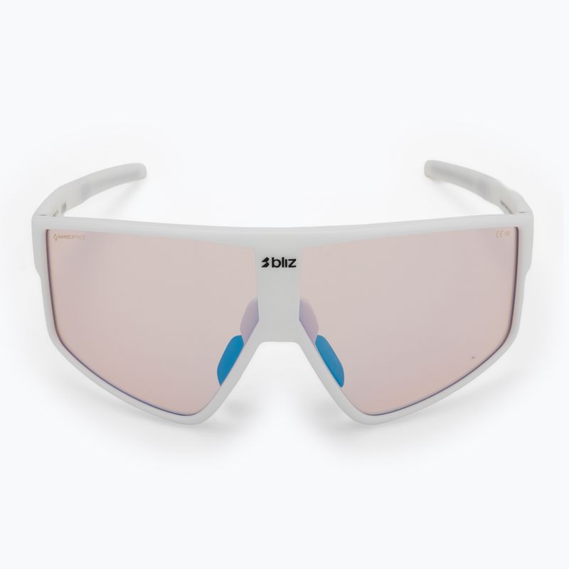 Akiniai nuo saulės Bliz P002S Nano Optics Nordic Light matte white/coral/orange blue multi 3