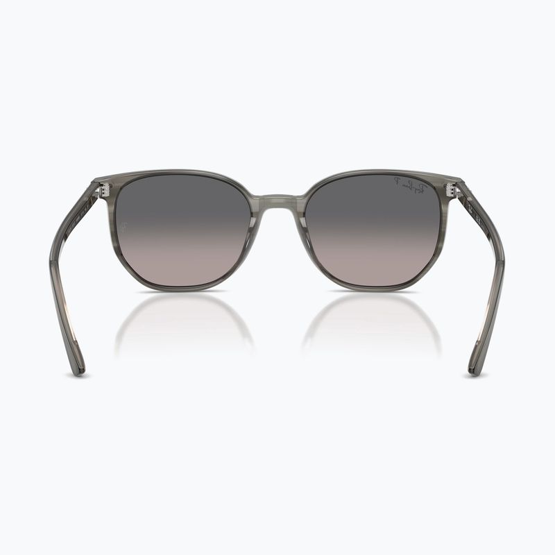 Akiniai nuo saulės Ray-Ban Elliot grey/grey gradient polarized 5