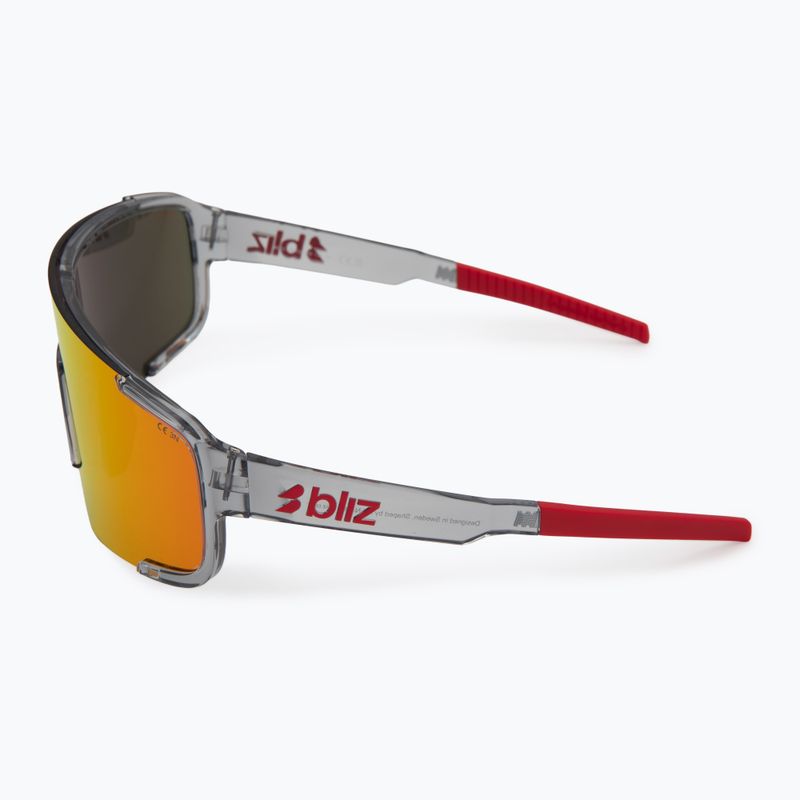 Akiniai nuo saulės Bliz P003 transparent dark grey/brown red multi 4