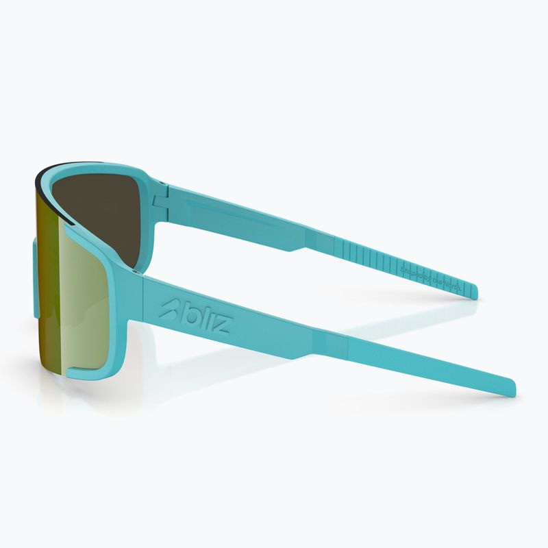 Akiniai nuo saulės Bliz P003 Small matte turquoise/green/blue/green revo 4