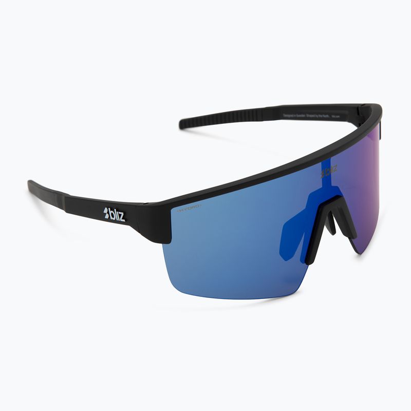 Akiniai nuo saulės Bliz P004 Small matte black/grey blue mirror
