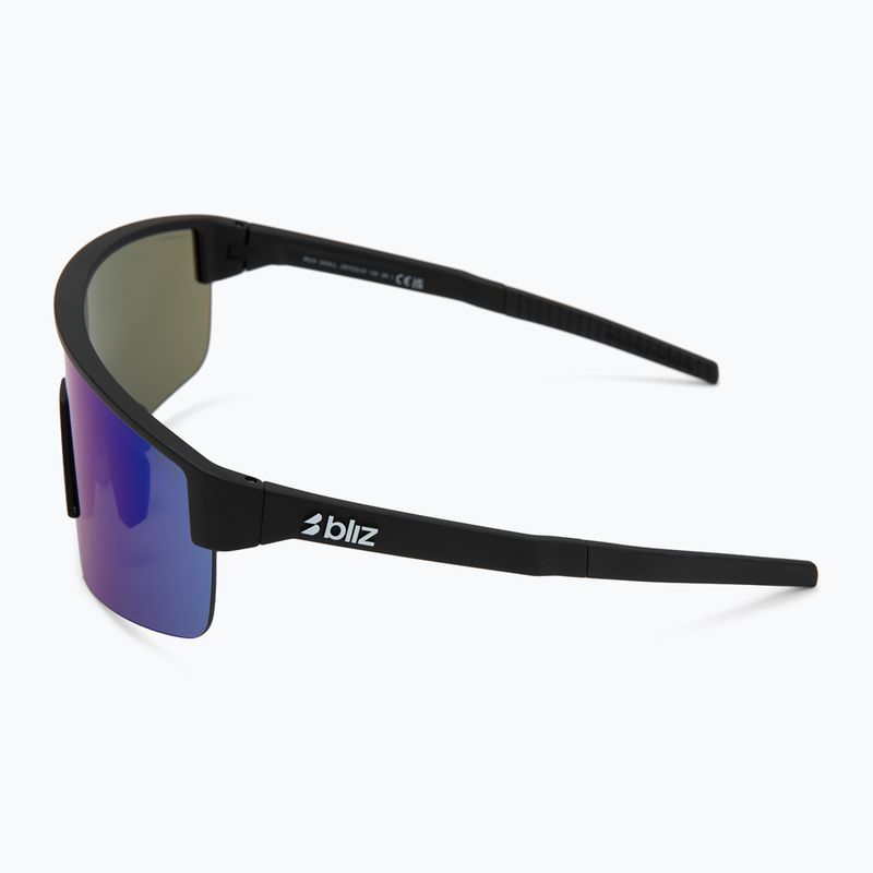 Akiniai nuo saulės Bliz P004 Small matte black/grey blue mirror 4