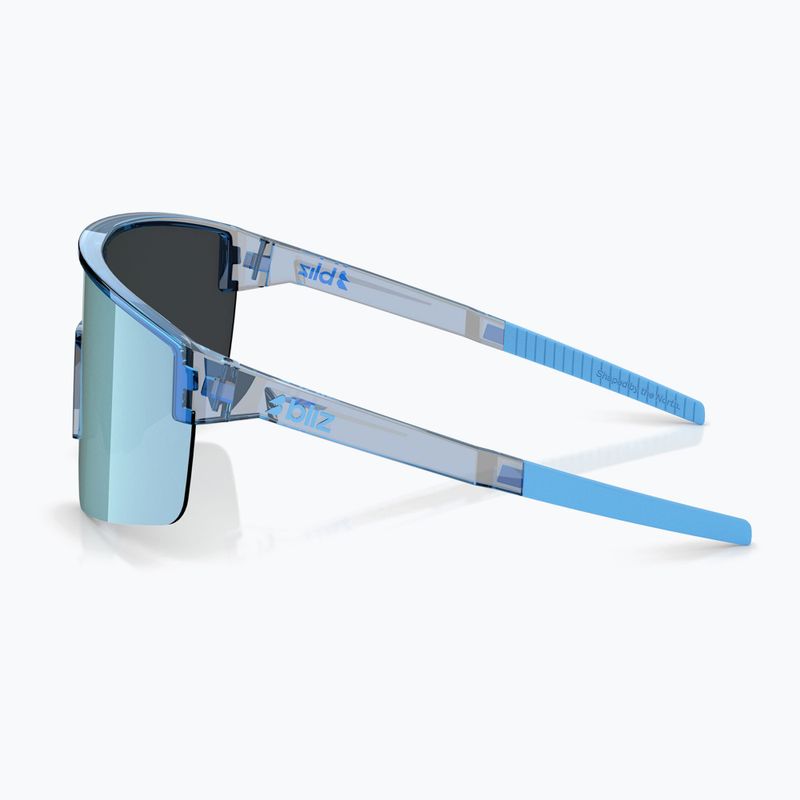 Akiniai nuo saulės Bliz P004 Small transparent blue/smoke ice blue multi 4
