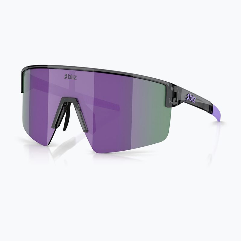 Akiniai nuo saulės Bliz P004 Small crystal black/grey purple multi 6