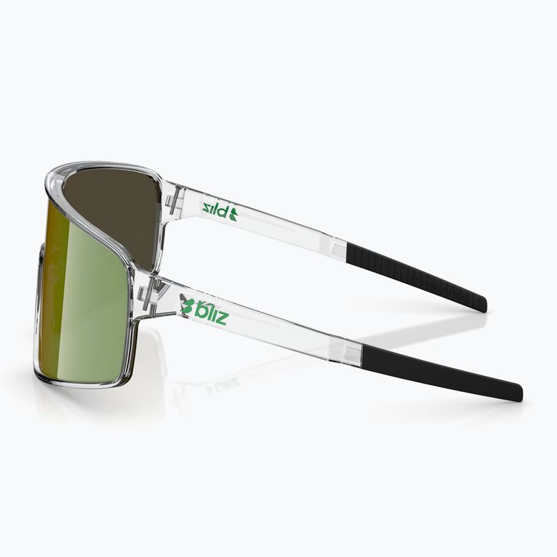 Akiniai nuo saulės Bliz P001S transparent white/brown green multi 4