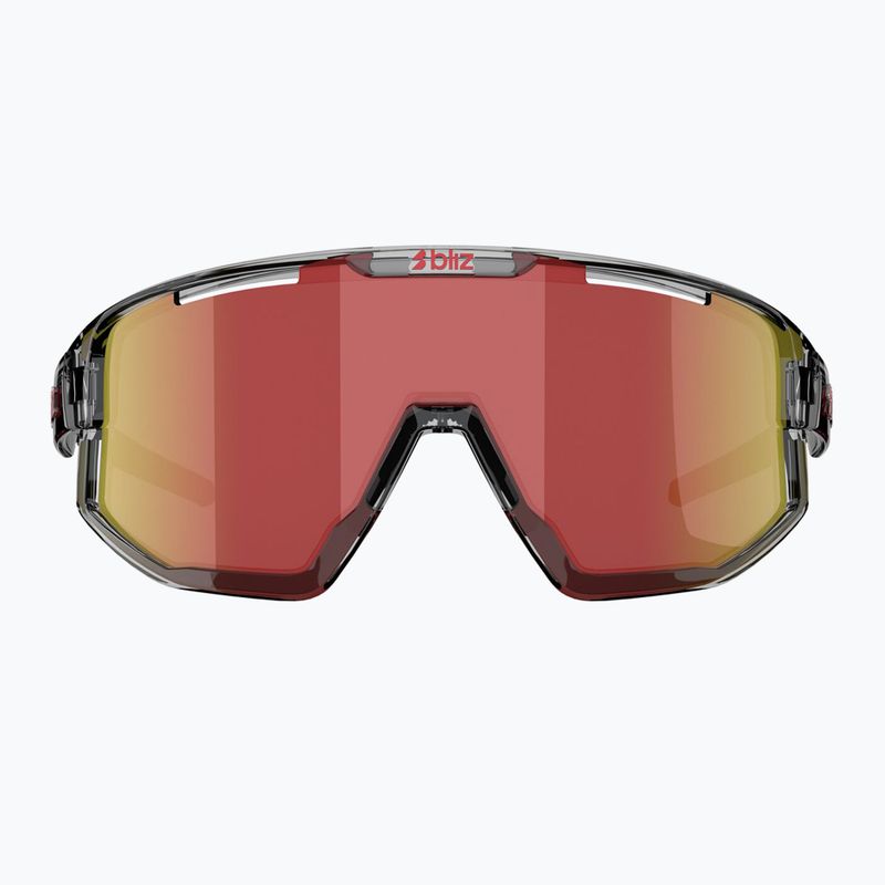Akiniai nuo saulės Bliz Fusion transparent dark grey/brown red multi 2
