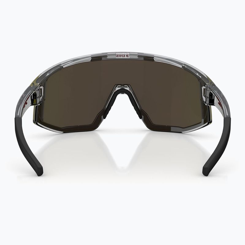 Akiniai nuo saulės Bliz Fusion transparent dark grey/brown red multi 5