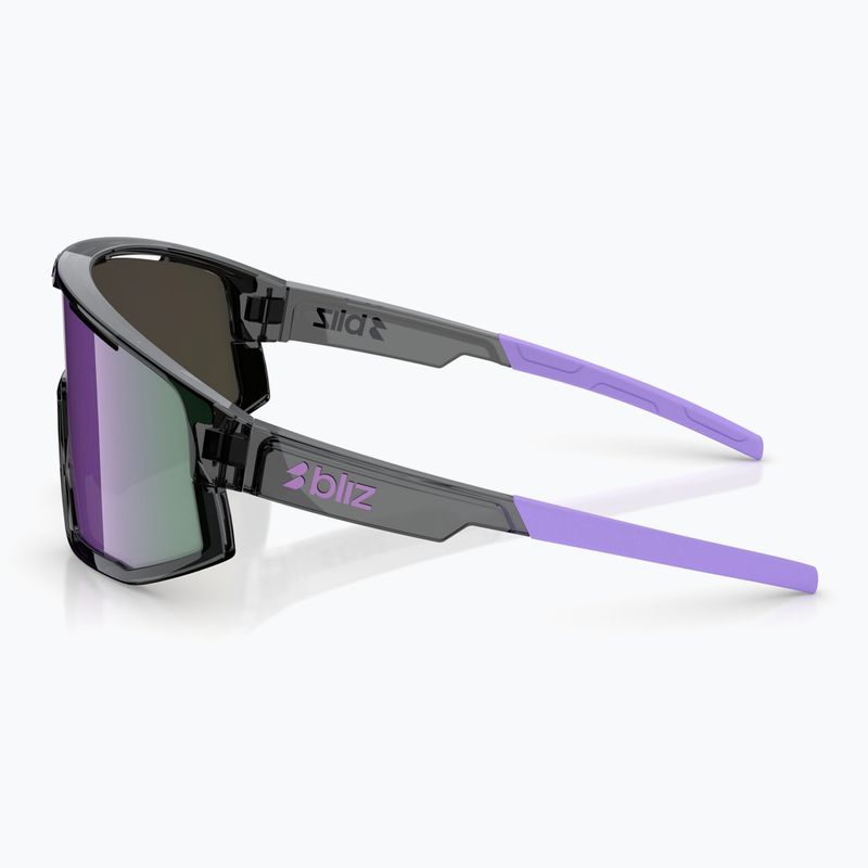 Akiniai nuo saulės Bliz Fusion Small crystal black/grey purple multi 4