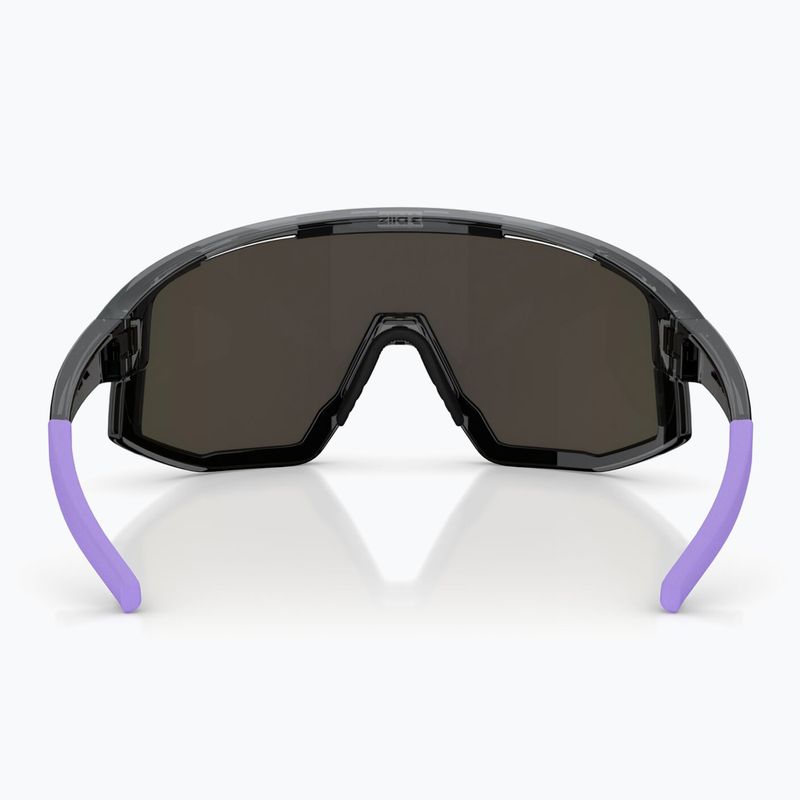 Akiniai nuo saulės Bliz Fusion Small crystal black/grey purple multi 5