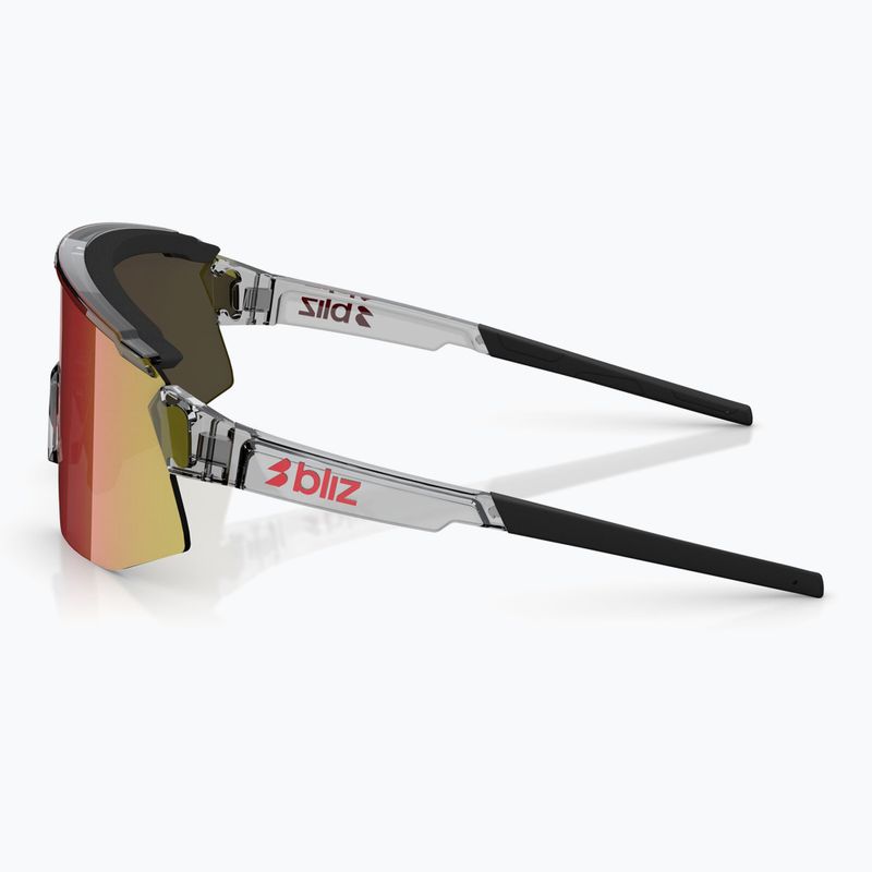 Akiniai nuo saulės Bliz Breeze transparent dark grey/brown red multi 5
