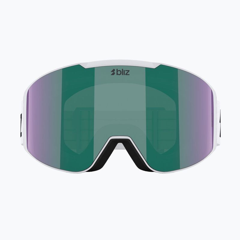 Slidinėjimo akiniai Bliz G004 matte white/brown/green multi 2
