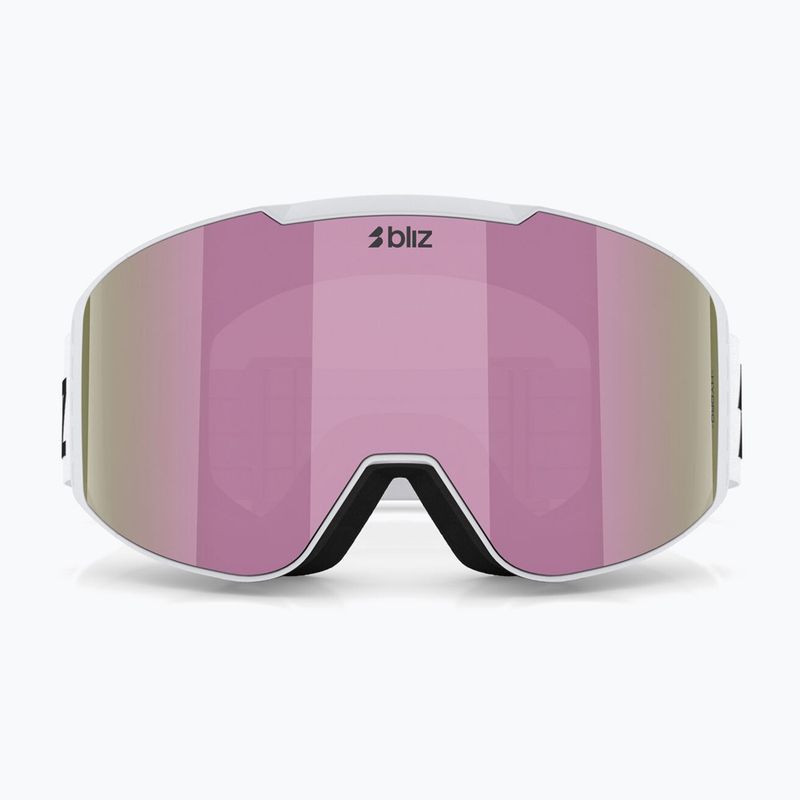 Slidinėjimo akiniai Bliz G004 matte white/brown/pink multi 2