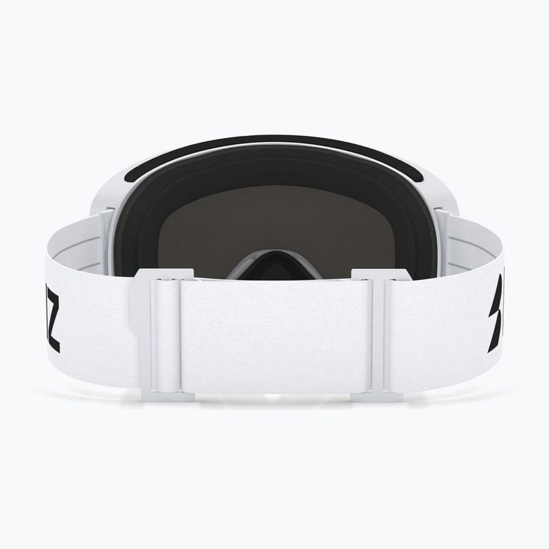 Slidinėjimo akiniai Bliz Flow matte white/brown/blue multi 3