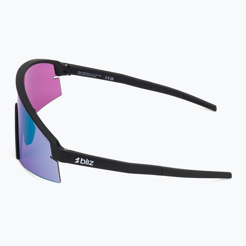 Saulės akiniai Bliz P006 matte black/nano optics violet blue multi 4