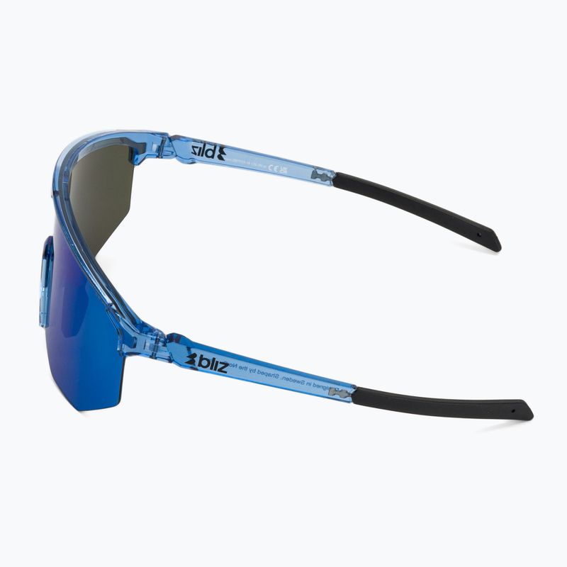 Saulės akiniai Bliz Hero transparent blue/smoke blue multi 4