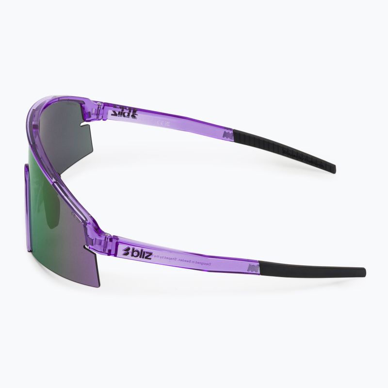 Saulės akiniai Bliz P006 transparent purple/smoke purple mirror 4