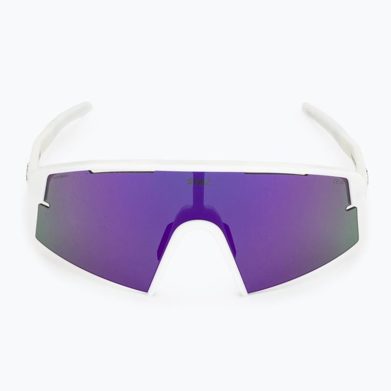 Saulės akiniai Bliz P006S matte white/smoke purple mirror 3