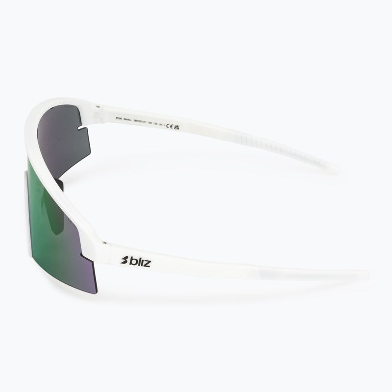 Saulės akiniai Bliz P006S matte white/smoke purple mirror 4