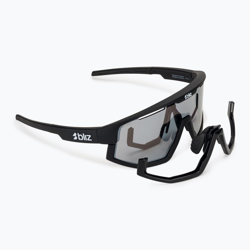 Saulės akiniai Bliz Vision matte black/smoke silver mirror