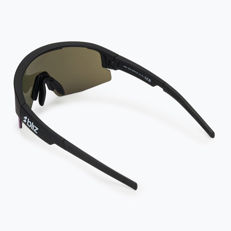 Saulės akiniai Bliz Matrix Small matte black/smoke blue multi 2