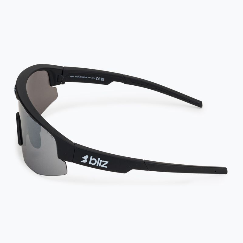 Saulės akiniai Bliz Matrix Small matte black/smoke silver mirror 4